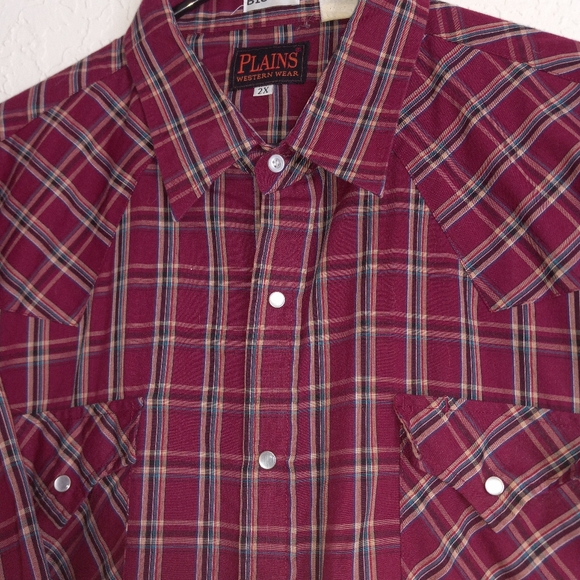 Plains Western Wear Big MAN Shirt - Picture 3 of 5